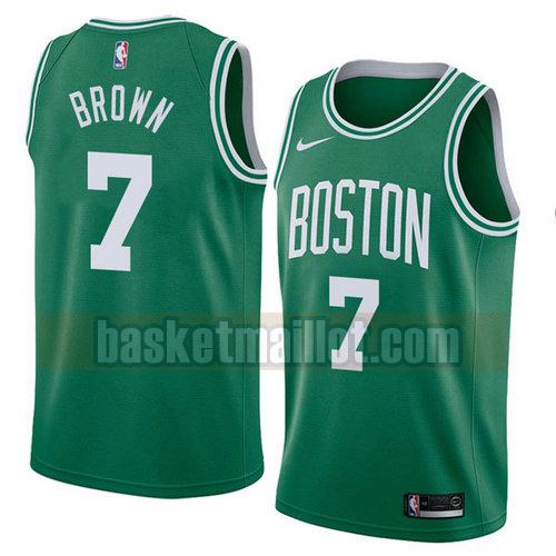 Maillot nba Boston Celtics 2018-19 Homme Jaylen_Brown 7 verde