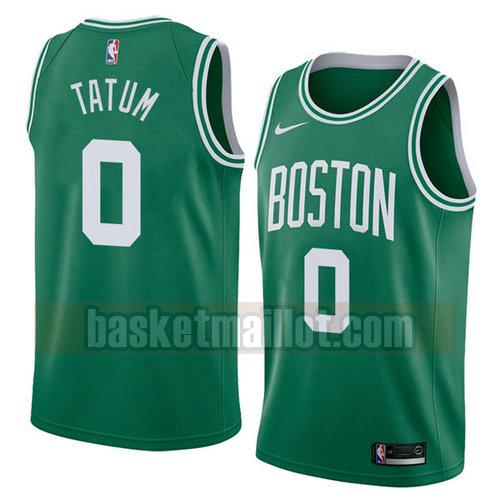Maillot nba Boston Celtics 2018-19 Homme Jayson_Tatum 0 verde