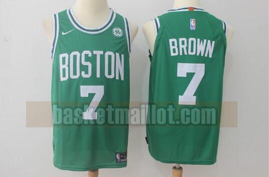 Maillot nba Boston Celtics Basketball Homme Jaylen Brown 7 Vert