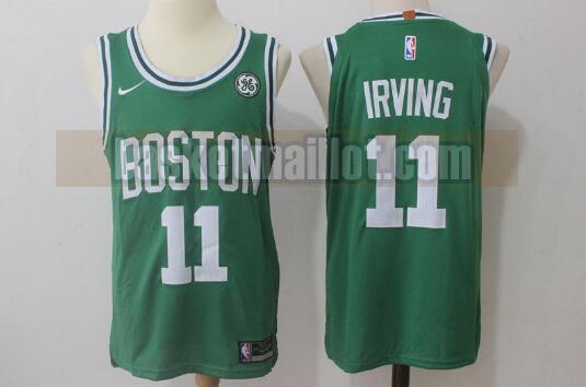 Maillot nba Boston Celtics Basketball Homme Kyrie Irving 11 Vert