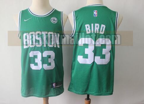 Maillot nba Boston Celtics Joueur Homme Larry Bird 33 Vert