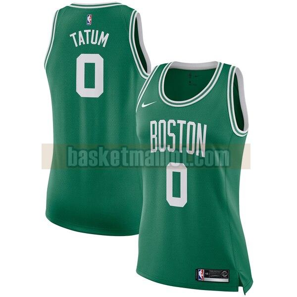 Maillot nba Boston Celtics Nike icon edition Femme Jayson Tatum 0 Vert