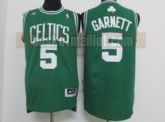 Maillot nba Boston Celtics Retour Homme Kevin Garnett 5 Vert