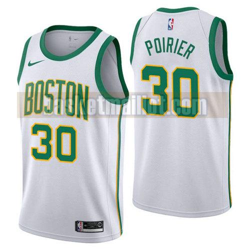 Maillot nba Boston Celtics Ville 2019 Homme Vincent Poirier 30 White
