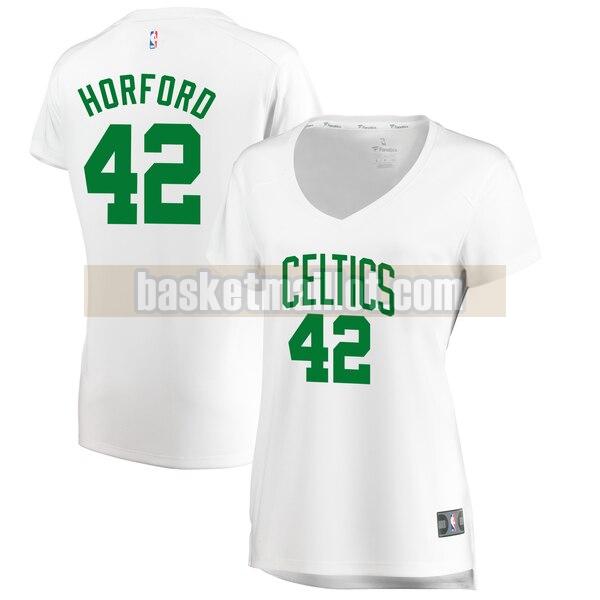 Maillot nba Boston Celtics association edition Femme Al Horford 42 Blanc