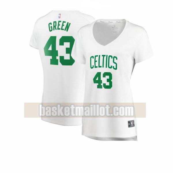 Maillot nba Boston Celtics association edition Femme Javonte Green 43 Blanc