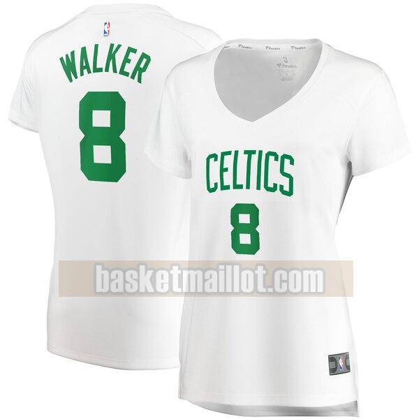 Maillot nba Boston Celtics association edition Femme Kemba Walker 8 Blanc