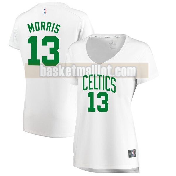 Maillot nba Boston Celtics association edition Femme Marcus Morris 13 Blanc