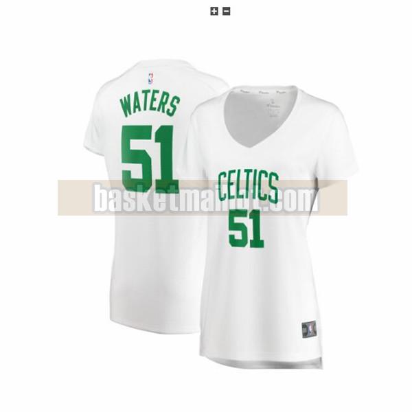 Maillot nba Boston Celtics association edition Femme Tremont Waters 51 Blanc