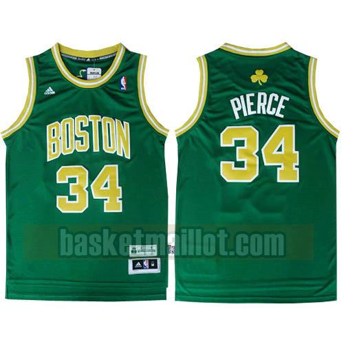 Maillot nba Boston Celtics clásico 2018 Homme Paul Pierce 34 verde