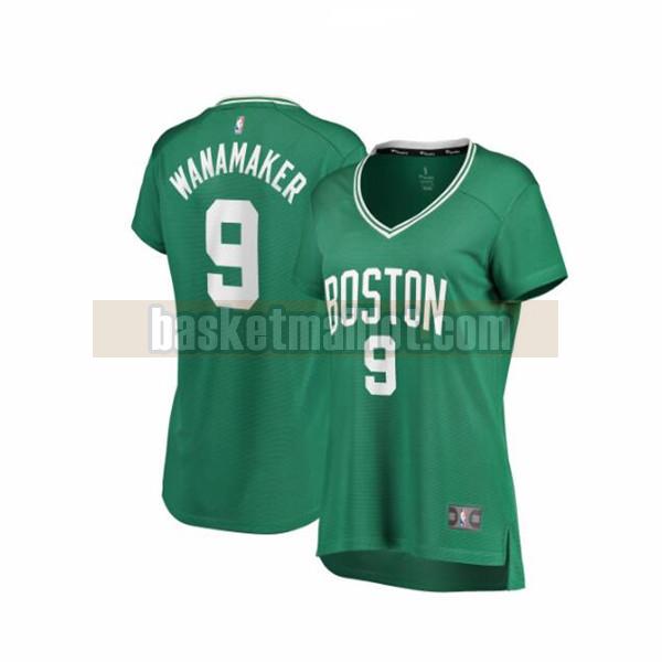 Maillot nba Boston Celtics icon edition Femme Brad Wanamaker 9 Vert