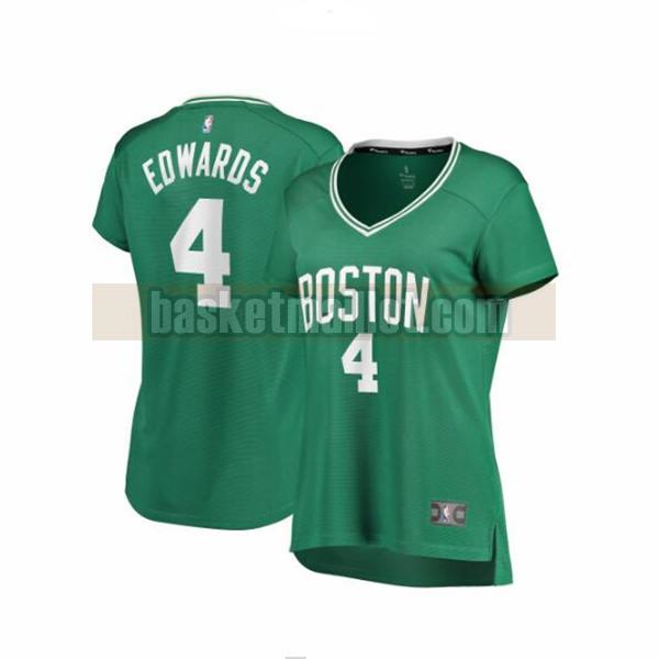 Maillot nba Boston Celtics icon edition Femme Carsen Edwards 4 Vert