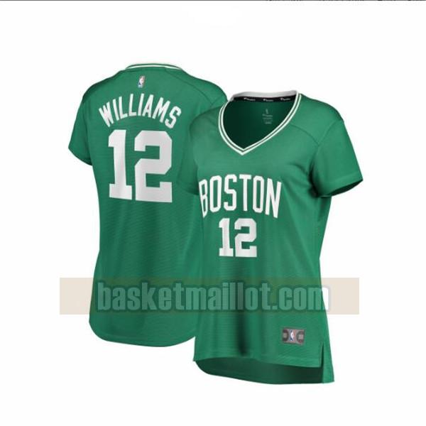 Maillot nba Boston Celtics icon edition Femme Grant Williams 12 Vert
