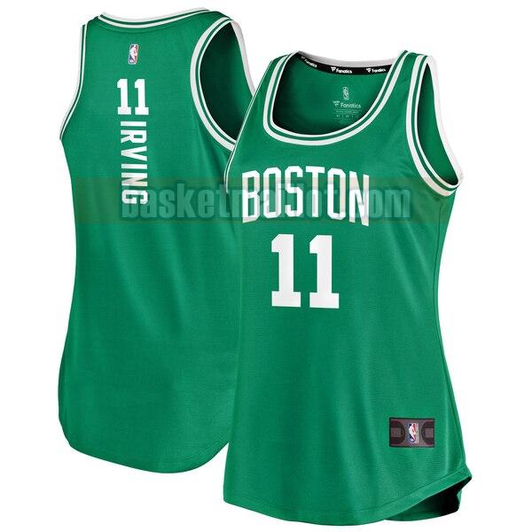 Maillot nba Boston Celtics icon edition Femme Kyrie Irving 11 Vert