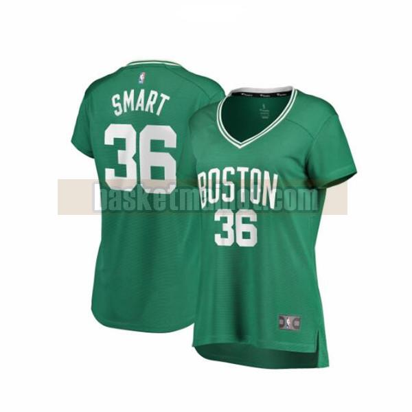 Maillot nba Boston Celtics icon edition Femme Marcus Smart 36 Vert