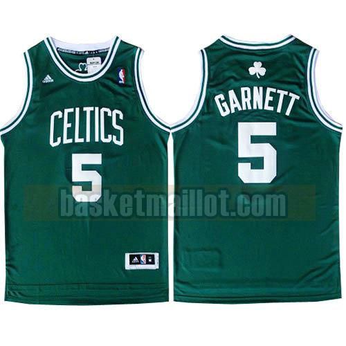 Maillot nba Boston Celtics retro Homme Kevin Garnett 5 verde