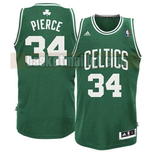 Maillot nba Boston Celtics retro Homme Paul Pierce 34 verde