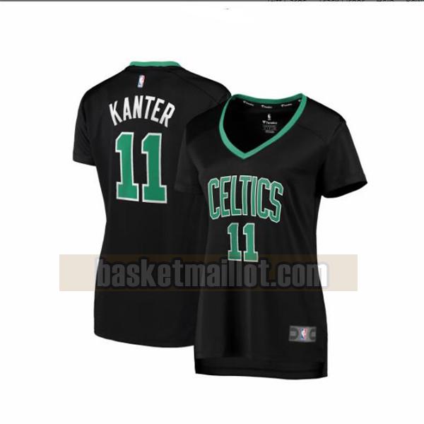 Maillot nba Boston Celtics statement edition Femme Enes Kanter 11 Noir