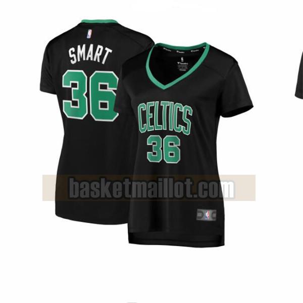 Maillot nba Boston Celtics statement edition Femme Marcus Smart 36 Noir