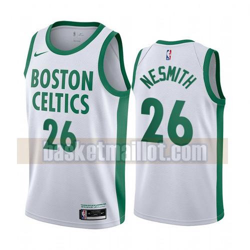 Maillot nba Boston Celtics Édition City 2020-21 Homme Aaron Nesmith 26 Blanc