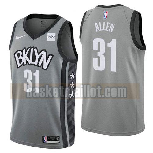 Maillot nba Brooklyn Nets 2019-20 Homme Jarrett Allen 31 gris