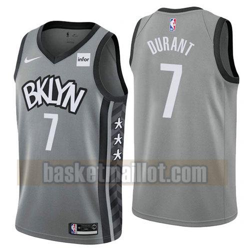 Maillot nba Brooklyn Nets 2019-20 Homme Kevin Durant 7 gris