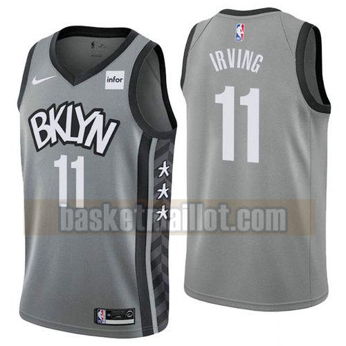 Maillot nba Brooklyn Nets 2019-20 Homme Kyrie Irving 11 gris