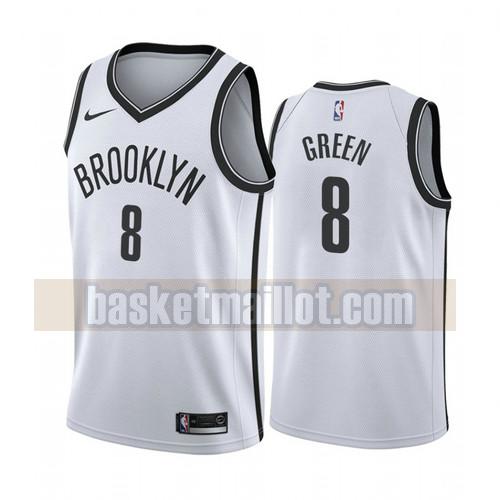 Maillot nba Brooklyn Nets 2020-21 Association Homme Jeff Green 8 Blanc