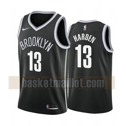 Maillot nba Brooklyn Nets 2020-21 Icône Homme James Harden 13 Noir