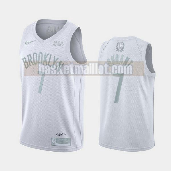 Maillot nba Brooklyn Nets MVP Homme Kevin Durant 7 blanc