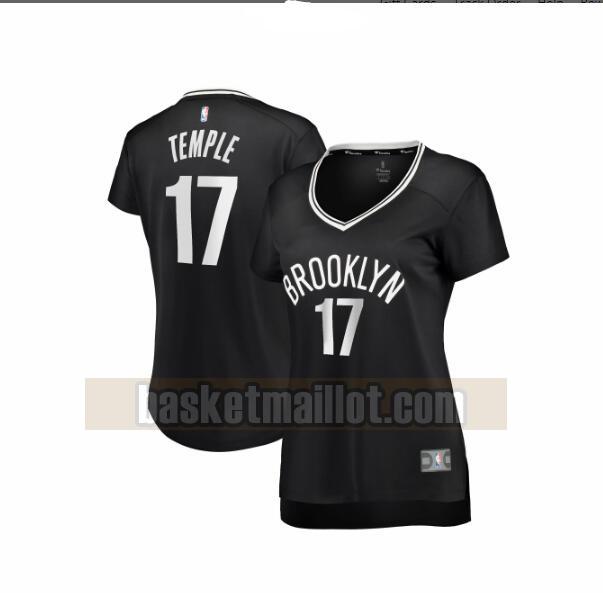 Maillot nba Brooklyn Nets icon edition Femme Garrett Temple 17 Noir