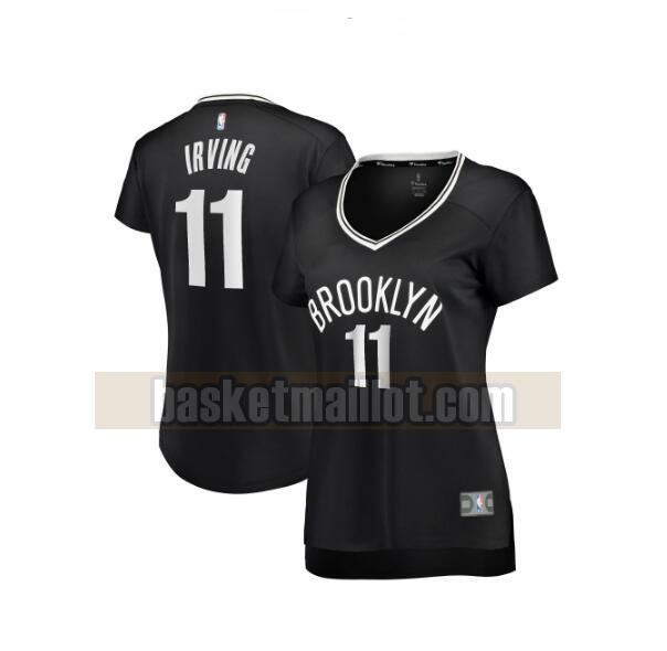 Maillot nba Brooklyn Nets icon edition Femme Kyrie Irving 11 Noir