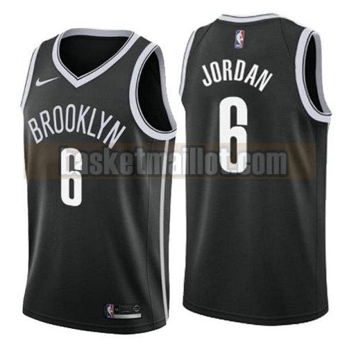 Maillot nba Brooklyn Nets nike Homme DeAndre Jordan 8 Noir