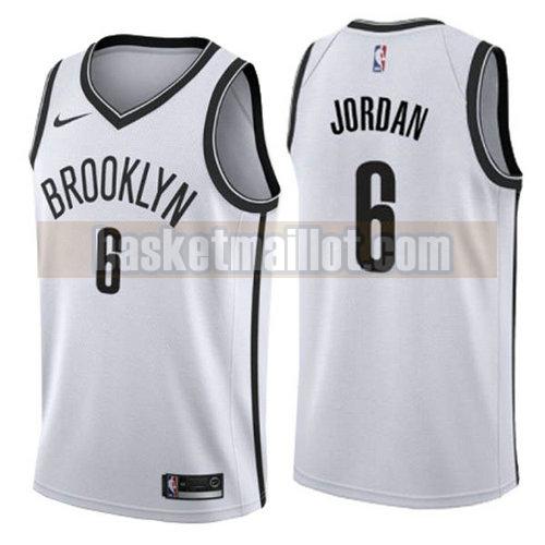 Maillot nba Brooklyn Nets nike Homme DeAndre Jordan 8 White