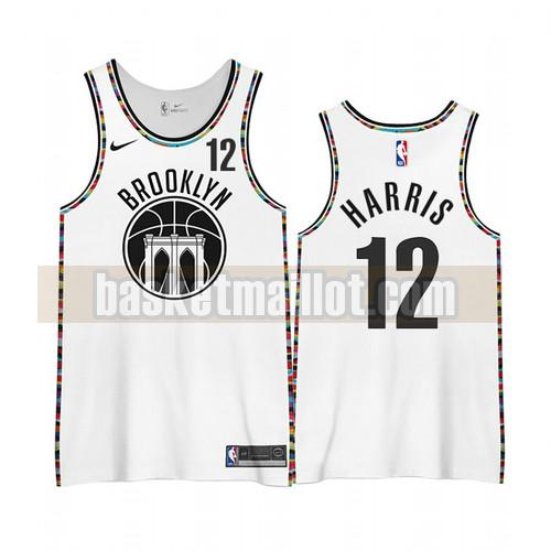 Maillot nba Brooklyn Nets Édition City 2020-21 Homme Joe Harris 12 Blanc