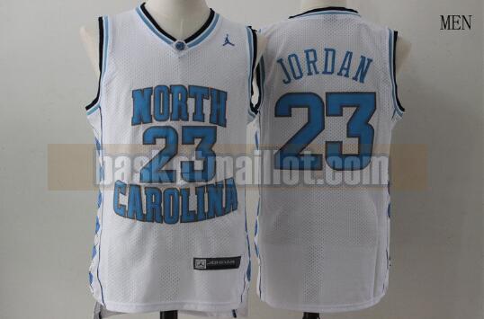 Maillot nba Charlotte Hornets Basketball Homme Michael Jordan 23 Blanc