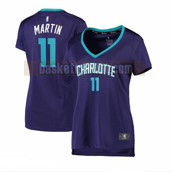 Maillot nba Charlotte Hornets statement edition Femme Caleb Martin 11 Pourpre