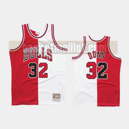 Maillot nba Chicago Bulls 1997-98 divisé Two-Tone Homme Kris Dunn 32 Rouge