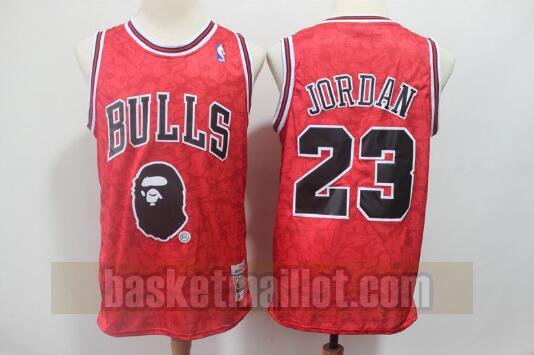Maillot nba Chicago Bulls Basket-ball 2019 Homme Michael Jordan 23 Rouge