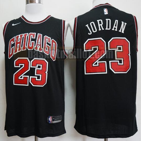 Maillot nba Chicago Bulls Basketball pas cher Homme Michael Jordan 23 Noir