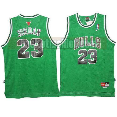 Maillot nba Chicago Bulls clásico 2018 Homme Michael Jordan 23 verde