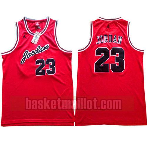 Maillot nba Chicago Bulls conmemore Homme Michael Jordan 23 Rouge
