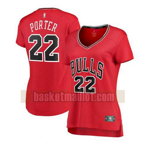 Maillot nba Chicago Bulls icon edition Femme Otto Porter 22 Rouge