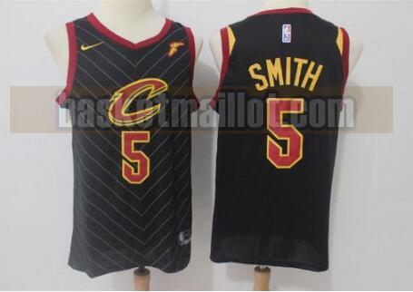 Maillot nba Cleveland Cavaliers Basketball cousu Homme JR Smith Stitched 5 Noir