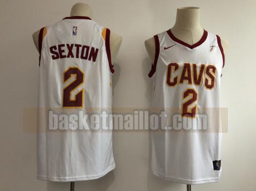 Maillot nba Cleveland Cavaliers Homme Collin Sexton 2 Blanc