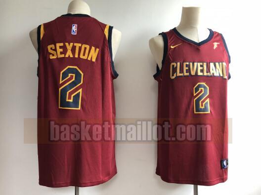 Maillot nba Cleveland Cavaliers Homme Collin Sexton 2 Rouge