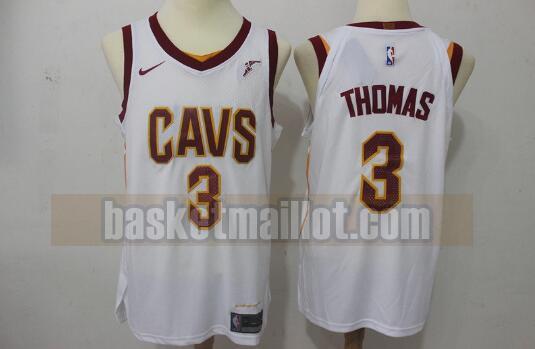 Maillot nba Cleveland Cavaliers Homme Isaiah Thomas 3 Blanc