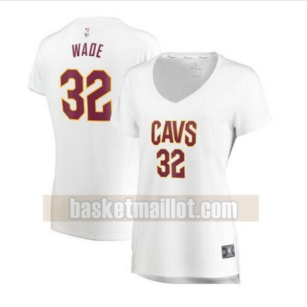 Maillot nba Cleveland Cavaliers association edition Femme Dean Wade 32 Blanc