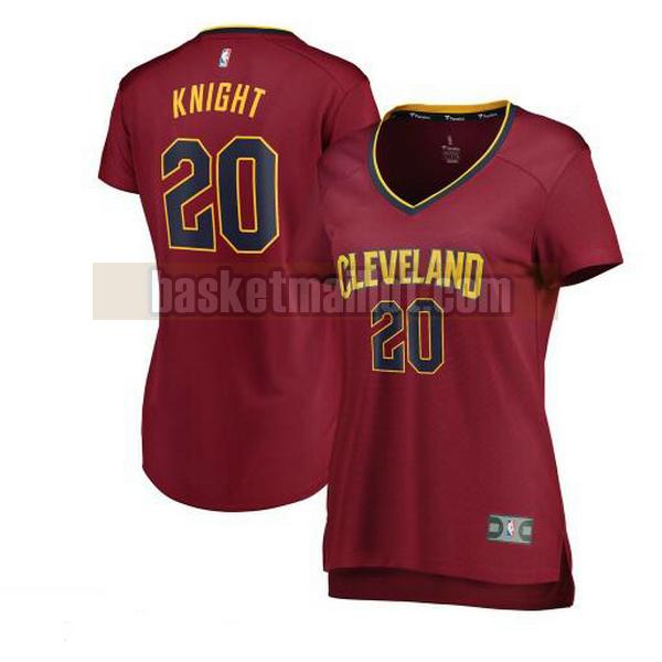 Maillot nba Cleveland Cavaliers icon edition Femme Brandon Knight 20 Rouge