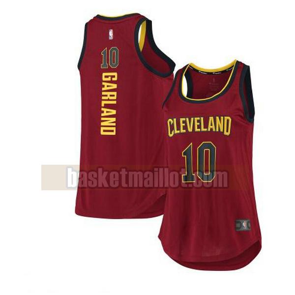Maillot nba Cleveland Cavaliers icon edition Femme Darius Garland 10 Rouge